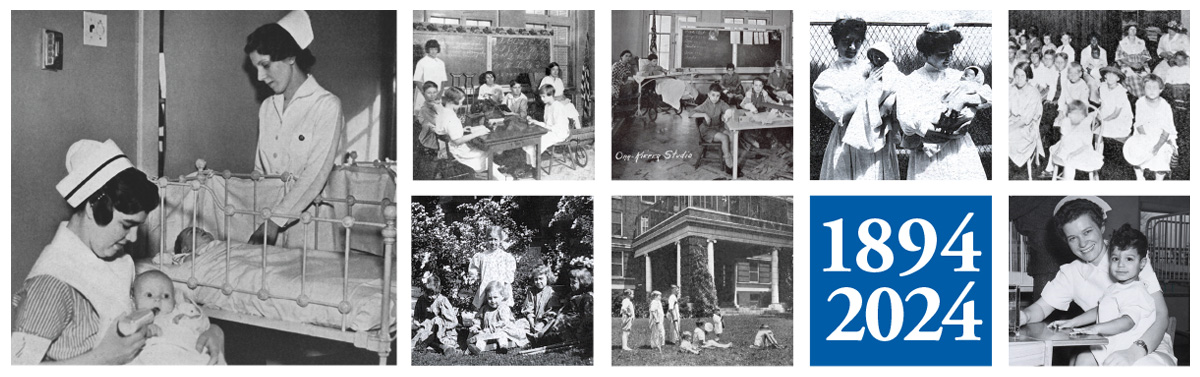 Historical images from Nationwide Children's Hospital