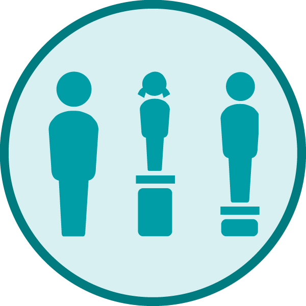 Addressing Inequities Icon