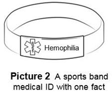 medical ID sports band