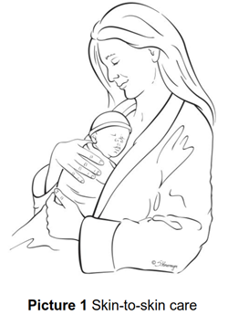 Giving skin-to-skin care