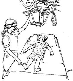 child having cystogram