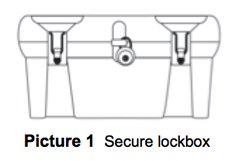 secure lock box