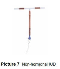 Non-hormonal copper IUD