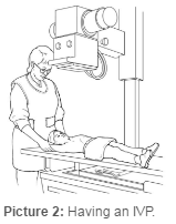 Child laying down having an IVP