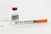 humalog with a syringe