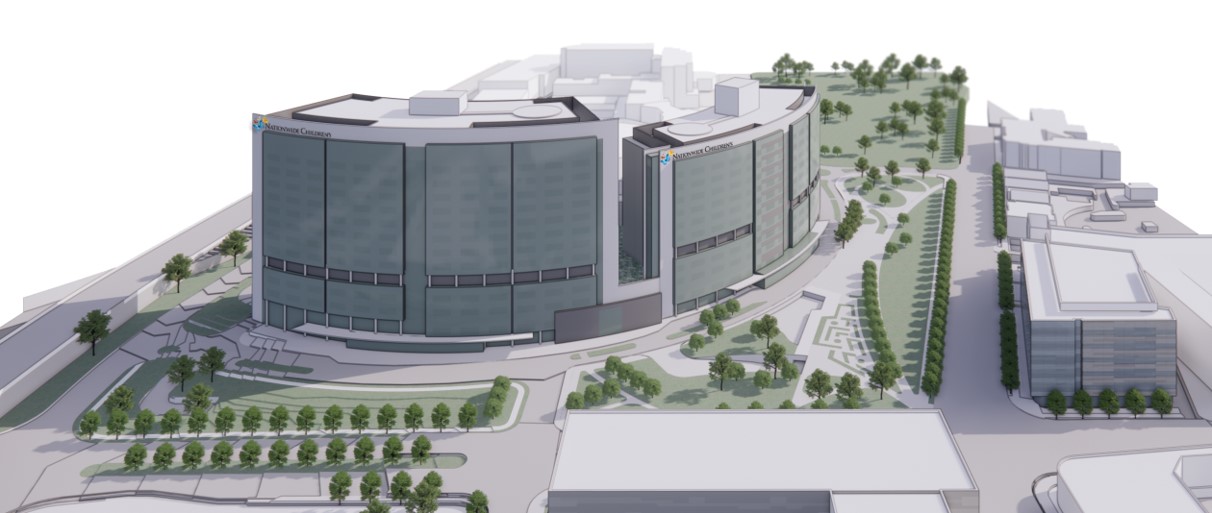 New patient tower renderings at Nationwide Children's Hospital