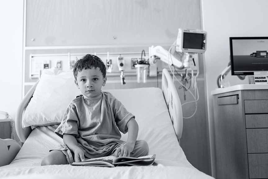 Nationwide Children's Hospital Patient Stock Photo