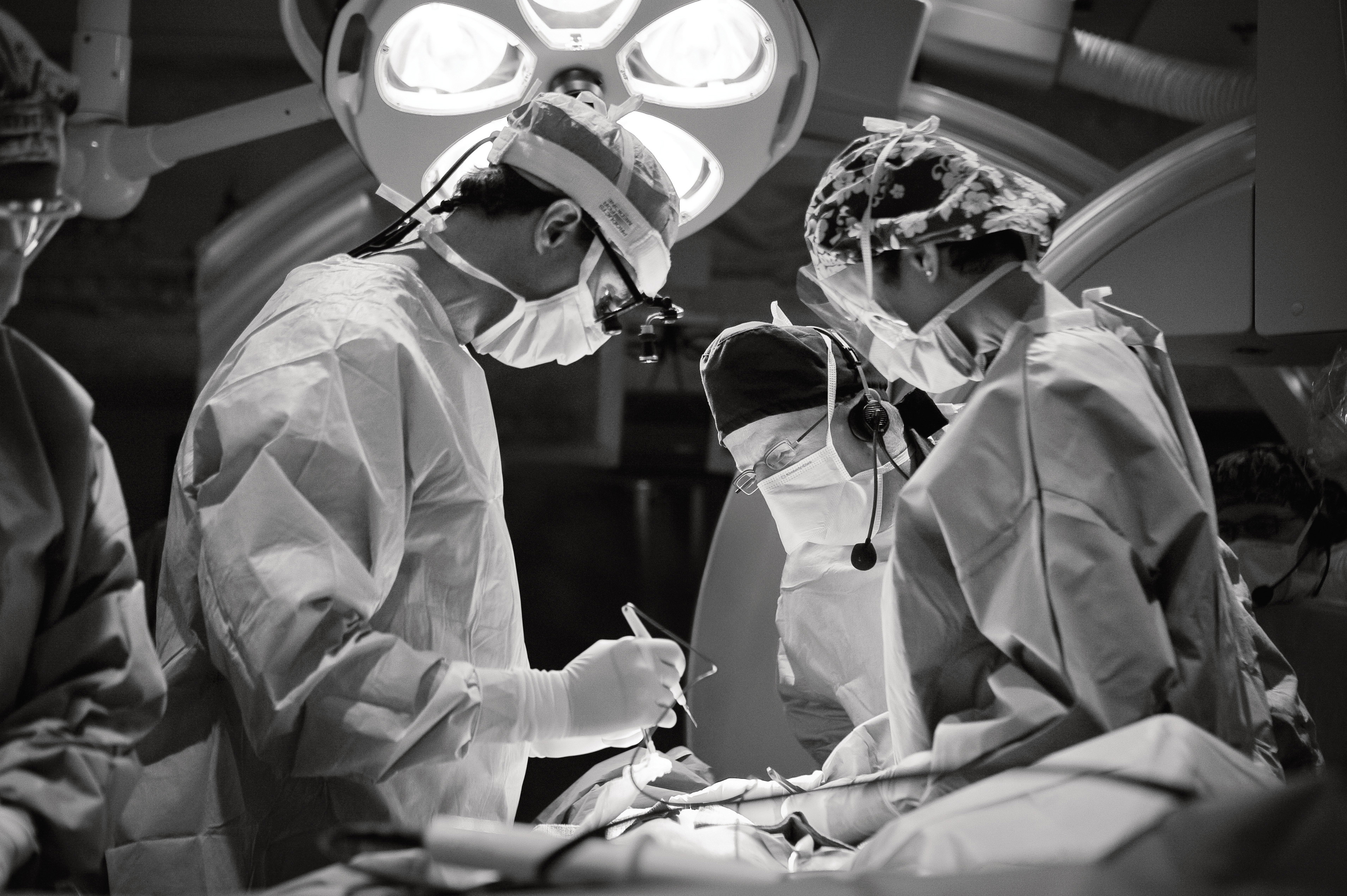 Heart Surgeons in Operating Room