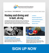 Free sports medicine e-newsletter
